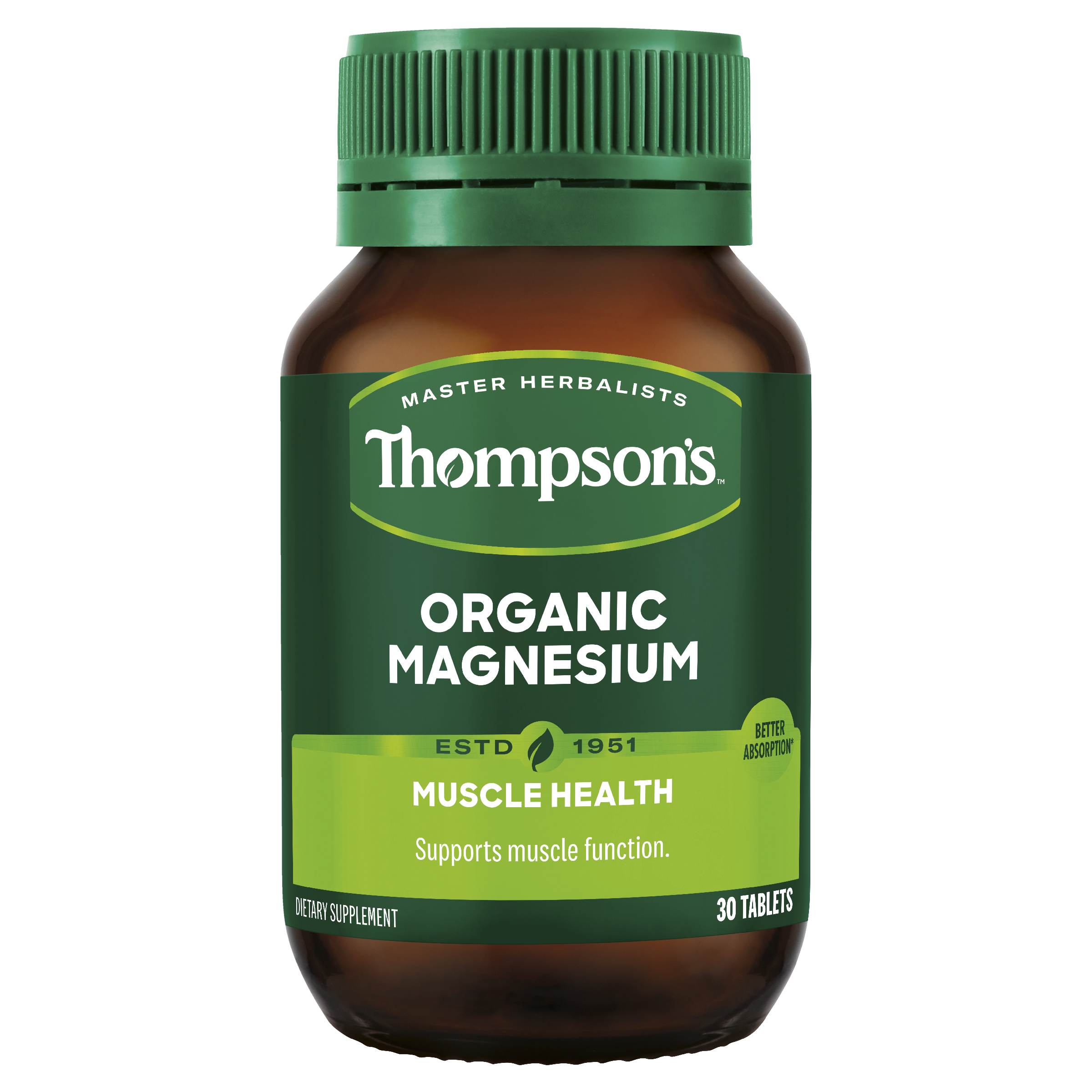 Thompsons Magnesium Organic 30 Tablets